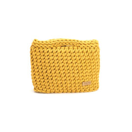 Kisméretű horgolt táska - basic mustársárga | ZS5001
