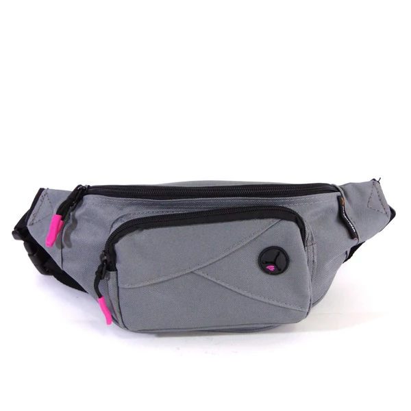 AdventureR női övtáska - szürke-pink | 9131